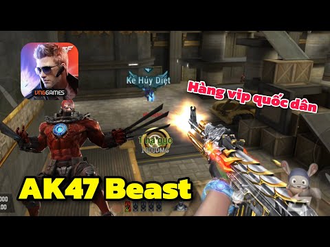 CF Mobile - Thử Cầm AK-47 Beast Con Hàng VIP Quốc Dân Săn Zombie.