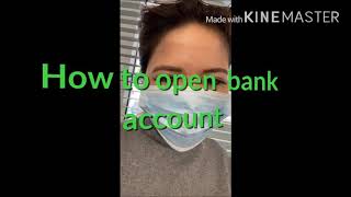 How to open account in bank of commerce