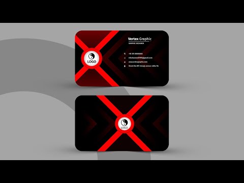 How to ID Card Design in Photoshop Employee Card Design Vertex Graphic