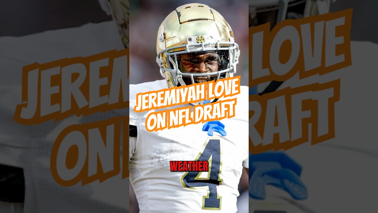 Notre Dame RB Jeremiyah Love talks NFL Draft