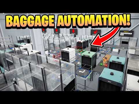 I AUTOMATED Airport Baggage Sorting?!