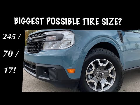 FORD MAVERICK Tire Upgrade!