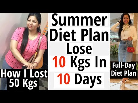Summer Weight Loss Diet Plan | Lose Weight Fast In Hindi | Lose 10 Kgs In 10 Days | Fat to Fab Video