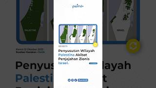 Penyusutan Wilayah Palestina Akibat Penjajahan Zionis Israel