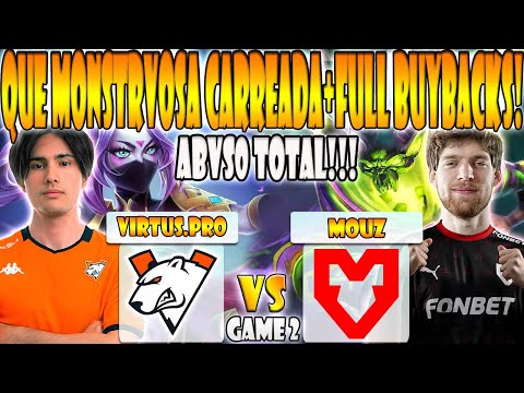 VIRTUS.PRO vs MOUZ BO5[GAME 2]GRAN FINAL-TIMADO, ABED, FLY VS CRYSTALLIS-PGL WALLACHIA SEASON 6-DOTA