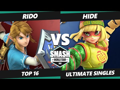 SWT East Asia Top 16 - Rido (Link) Vs. HIDE (Min Min, Palutena) Smash Ultimate Tournament