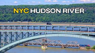 🔴NYC LIVE CAM🚆Relaxing Amtrak & Hudson River Ambience (ASMR) live webcam