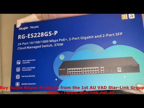 RG-ES228GS-P Open Box Video