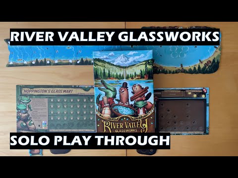 River Valley Glassworks Solo Play Through board game