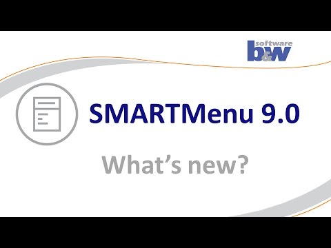 SMARTMenu 9.0 What's new?