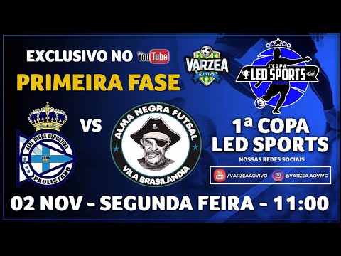 Real Deportivo Paulistano x Alma Negra FS - 1ª Copa Led Sports