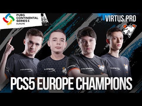 PUBG PCS5 • EUROPE - VIRTUS.PRO CHAMPION