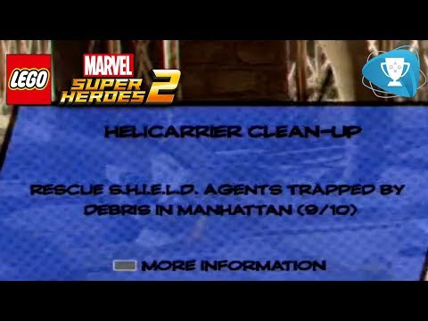 Lego Marvel Super Heroes 2 - Helicarrier Clean-up Challenge Chronopolis Manhattan
