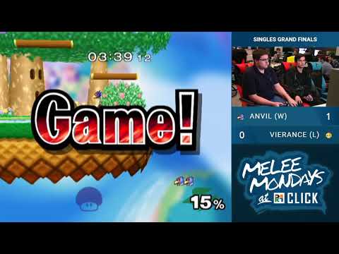 Melee Mondays at Click #31 — Singles GF — Anvil vs Vierance