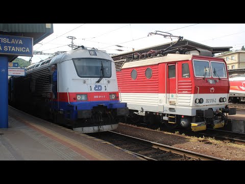Vlaky Bratislava hlavná stanica (12.6.2021)
