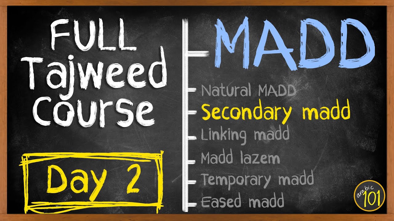 The BEST 30-day Program for Tajweed - DAY 2 | Arabic101