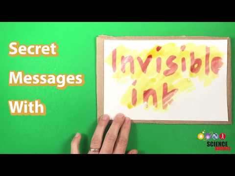 Write Secret Messages With Invisible Ink! | STEM Activity