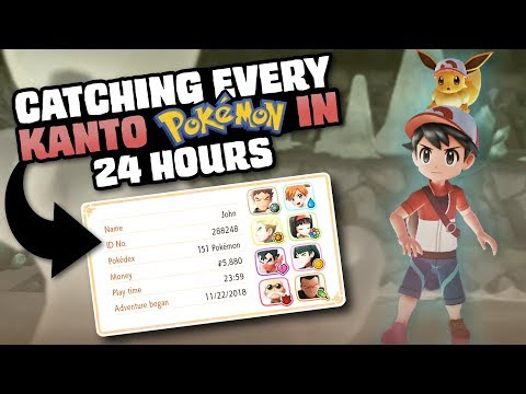HOW EASILY CAN YOU CATCH EVERY POKEMON IN LET'S GO PIKACHU/EEVEE?