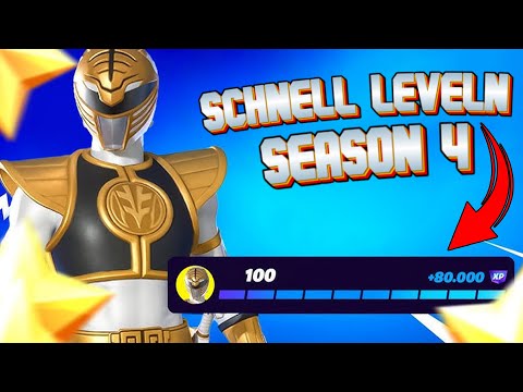 Level up quickly in the Fortnite Power Ranger Season