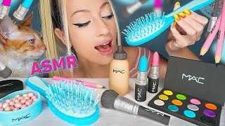 Download lagu ASMR EATING EDIBLE HAIR BRUSH, MAKEUP CANDY, LIPSTICK, 먹을 수 있는 (MAC PALETTE, SWEET FOOD) MUKBANG 먹방 mp3
