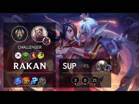 Rakan Support vs Pantheon - KR Challenger Patch 11.3