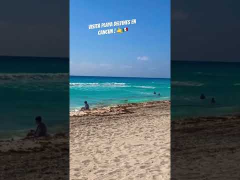 Visite a praia Delfines em #cancun #mexico #luisdeviaje