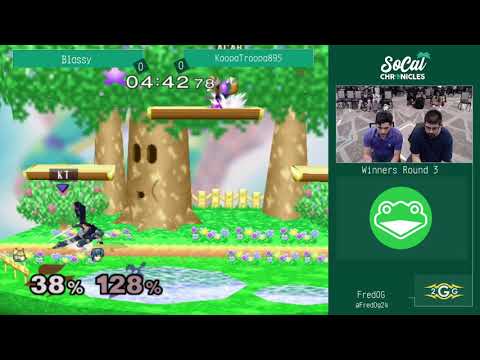 SoCal Chronicles - Blassy (Fox) VS KoopaTroops895 (Marth) - SSBM Winners Round 3