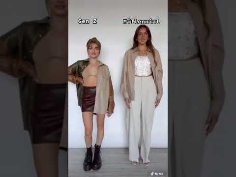 GEN Z vs MILLENNIAL STYLE