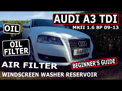Audi A3 TDI Oil and Filters Change 09-13 1.6 8P (A Beginner's Guide)