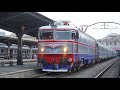 Locomotiva EA1 242 Alexandra După Reparații Părăsind Gara De Nord Cu Trenul IRN472