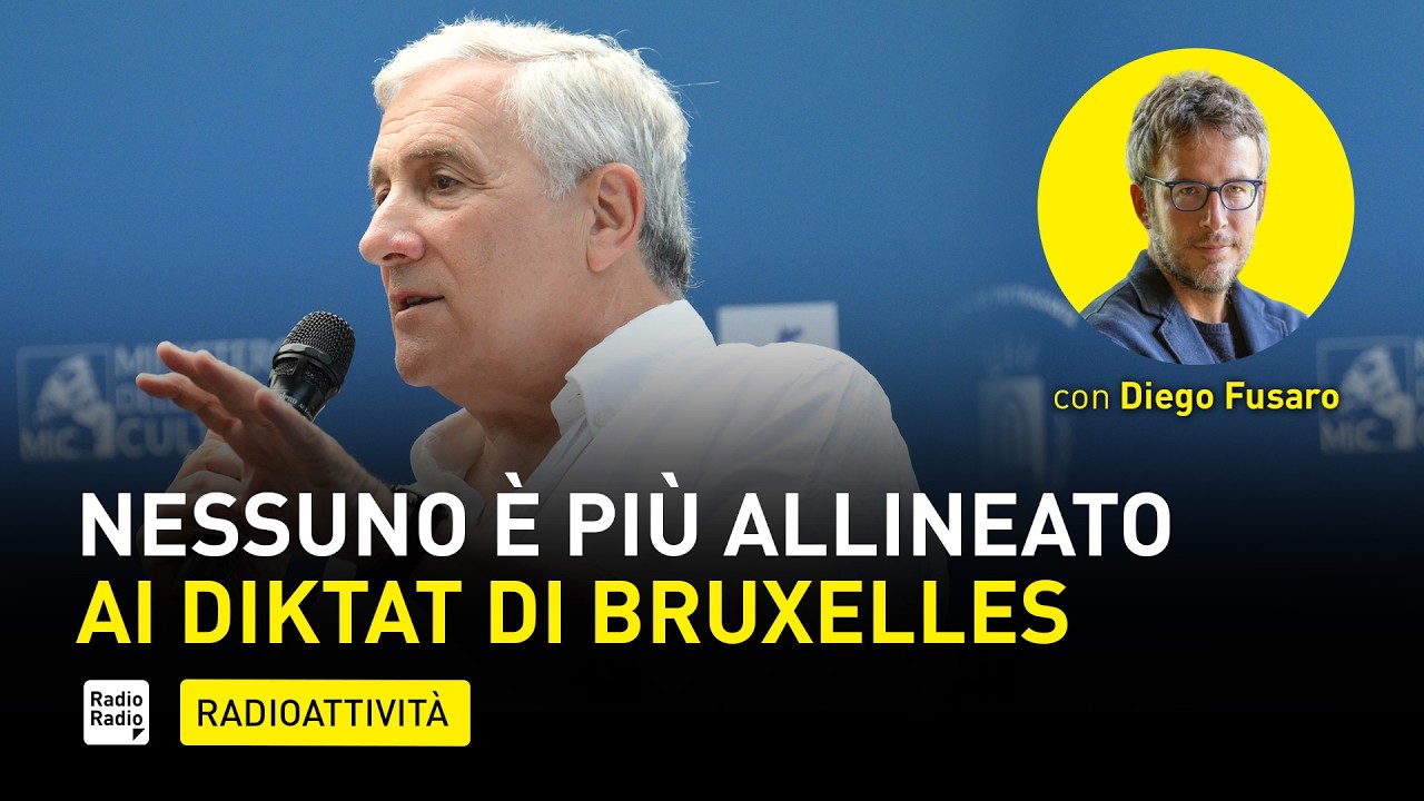 TAJANI CONFERMA, L'ITALIA SI ARMA CON I SOLDI DELL'UE: IL GOVERNO SI DIMOSTRA PER QUEL CHE È