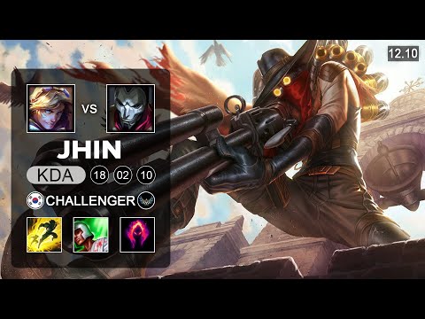 Jhin vs Ezreal ADC - KR Challenger - Patch 12.10 Season 12
