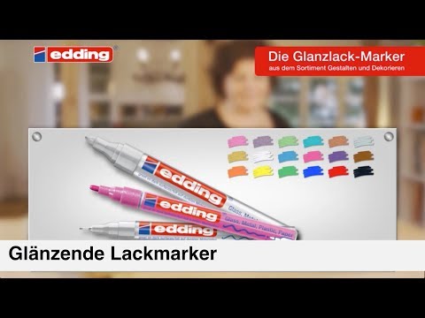 Artikelvideo 1 für edding 751 creative Lackmarker grün 1,0 - 2,0 mm, 1 St., Artikelnummer 898304