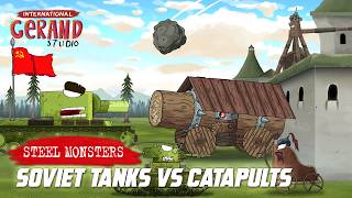 SOVIET TANKS VS MONGOL CATAPULTS! TRAPPED IN THE PAST!