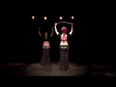 Sirin Tribe - American tribal style with swords @ Tribal Dance Teatre Halloween 2017
