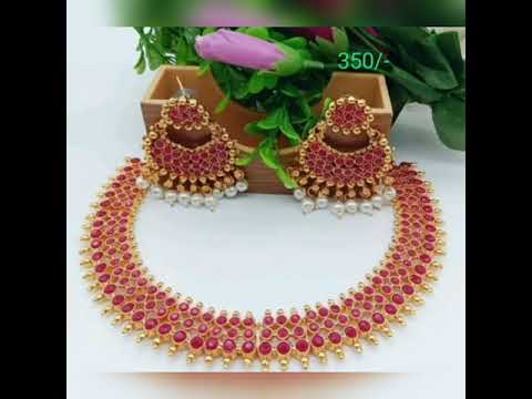 latest 2021....one gram jewelry collection// low price