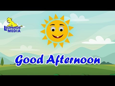 Good Afternoon | English Nursery Rhymes | English Kids Songs
