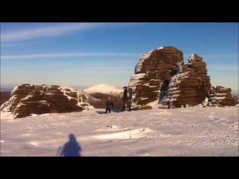 Slieve Binnian day hike in the snow, Mourne Mountains