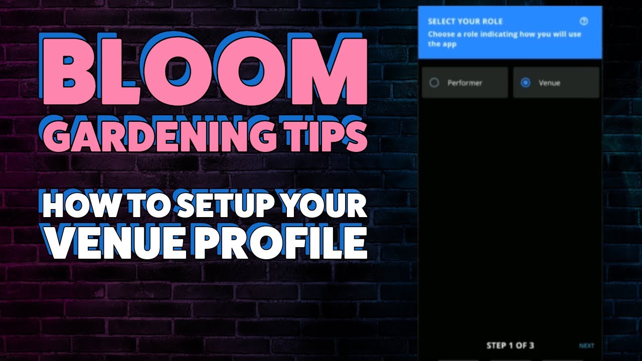 Tutorial Videos - Venue Profile Creation