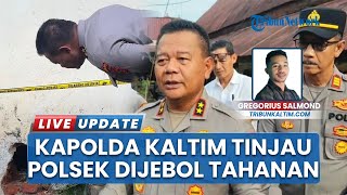 JEBOL TOILET SEL! 15 Tahanan Kabur dari Polsek Samarinda Kota, Kapolda Turun Tangan