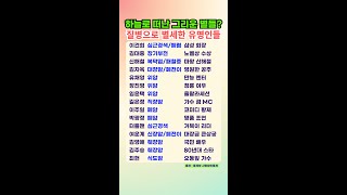 Download lagu '하늘로 떠난 그리운 별들?' 질병으로 별세한 대한민국 유명인 TOP 15 mp3