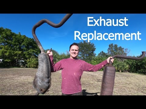 Replacing the exhaust on a 2003 Saturn L200 (by a non professional)