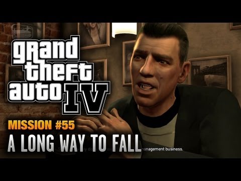 GTA 4 - Mission #55 - A Long Way to Fall (1080p)
