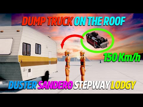 DUMP TRUCK vs CARS Crash Test at 150 Km/h - BeamNG