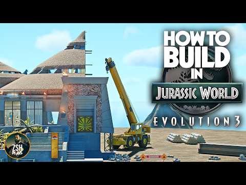 How To Build Piece by Piece in Jurassic World Evolution 3!