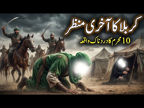 Karbala Ka Woh Aakhri Manzar Jo Duniya Kabhi Nahi Bhool Sakti😭 Imam Hussain Ki Shahdat 