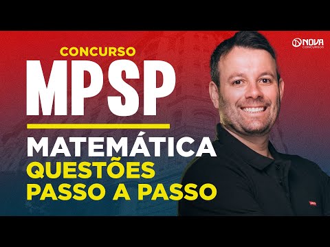 Concurso MPSP 2026: Gabaritando Matemática: Questões Passo a Passo