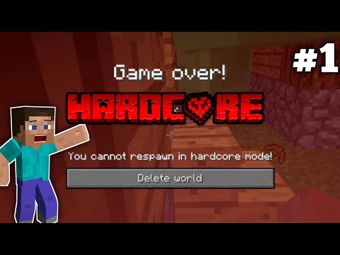 Insane Hardcore Mode in Minecraft PE! Watch Black Emoji Survive