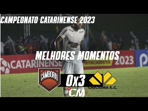 CAMBORIÚ 0 X 3 CRCIÚMA | MELHORES MOMENTOS | CAMPEONATO CATARINENSE 2023