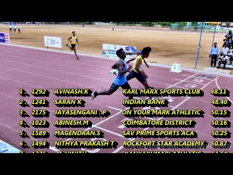 400m men semi final - 3 || 95th Tamil Nadu State Senior Athletics Championships 2023
